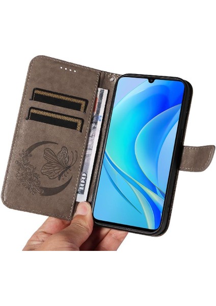 Kredi Kartı Yuvası ile Huawei Nova Y70 Artı Flip Case Yüksek Kalite El (Yurt Dışından)