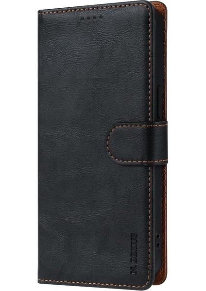 IPhone 14 Için Flip Case Pro Max Çift Katmanlı Koruma Yan Cep Kartı (Yurt Dışından)