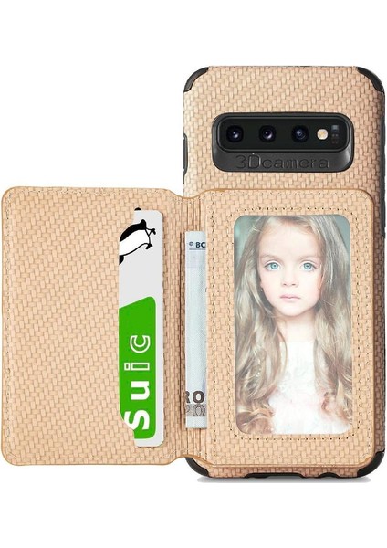 Samsung Galaxy S10 Artı Komple Kamera Güvenlik Manyetik Kart Rfıd Için Kılıf (Yurt Dışından) modelleri