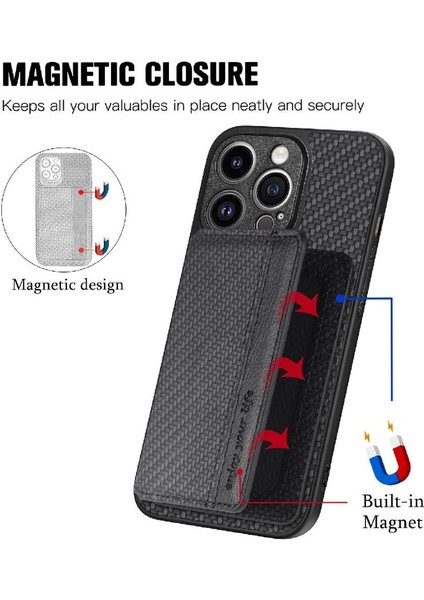 IPhone 14 Pro Rfıd Engelleme Manyetik Kart Tutucu Komple Kamera Için Kılıf (Yurt Dışından) fırsatları
