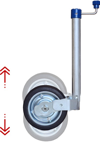 Flexible 48MM 300KG Karavan Destek Pilot Tekeri