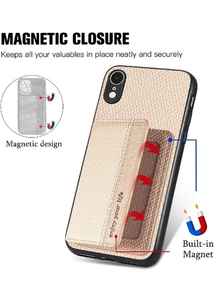 IPhone Xr Manyetik Kart Tutucu Standı Fonksiyonu Rfıd Engelleme (Yurt Dışından) indirimleri