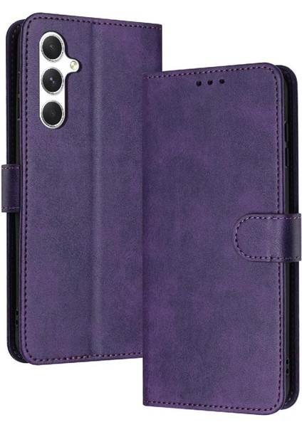 Samsung Galaxy A14 Için Flip Case 4g/5g ile Kart Yuvası Pu Deri ile (Yurt Dışından)