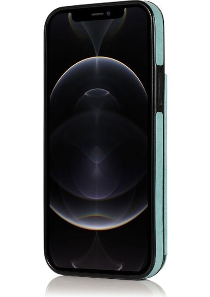 IPhone 12 Için Kart Tutucu Kılıf ile Cüzdan Pro Max Desen Çiçek Pu Flip (Yurt Dışından)