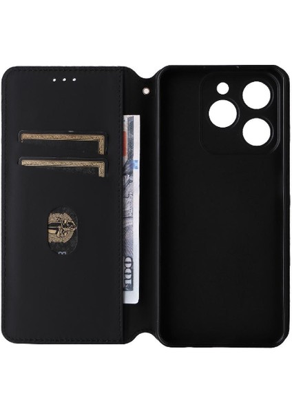 Realme C63 4g Pu Deri Cüzdan Manyetik Kapatma Kartı 3D Için Flip Case (Yurt Dışından) fiyatları