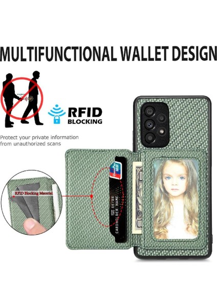 Samsung Galaxy Case 5g Rfıd Engelleme Manyetik Kart Tutucu Komple (Yurt Dışından)