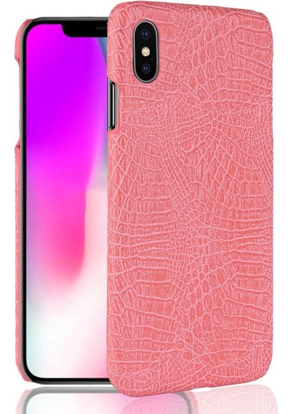 IPhone Xs Için Şık Klasik Durumda/x Anti Scratch Klasik Timsah Kapak (Yurt Dışından)