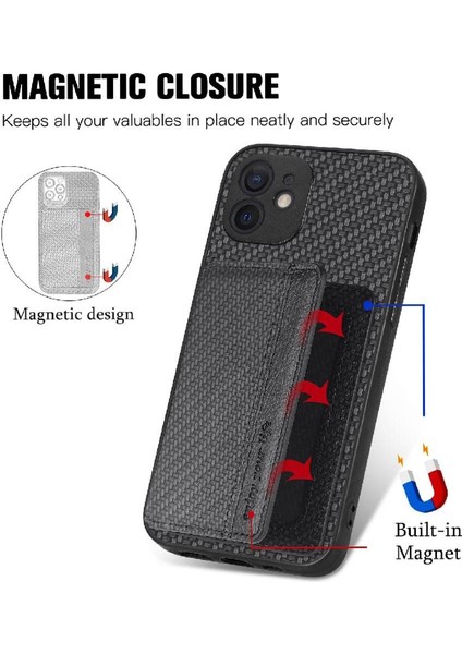 IPhone 11 Için Kılıf Komple Kamera Güvenlik Manyetik Kart Tutucu Rfıd Standı (Yurt Dışından) fırsatları