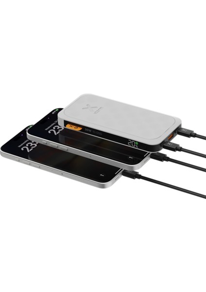 20W Fuel Series Powerbank 10.000mAh – Dusk White modelleri