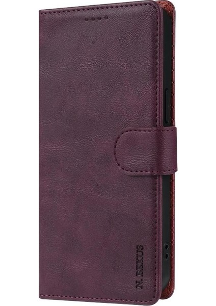 IPhone 14 Için Flip Case Pro Max Çift Katmanlı Koruma Yan Cep Kartı (Yurt Dışından)