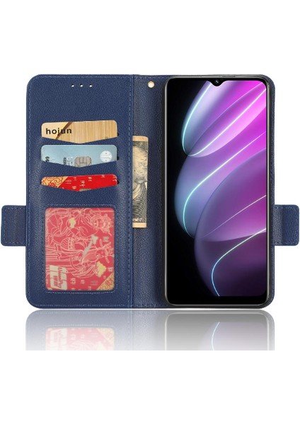 Realme V30/V30T Cüzdan Manyetik Yan Toka Pu Deri Kart Yuvaları Için Kılıf (Yurt Dışından) fırsatları