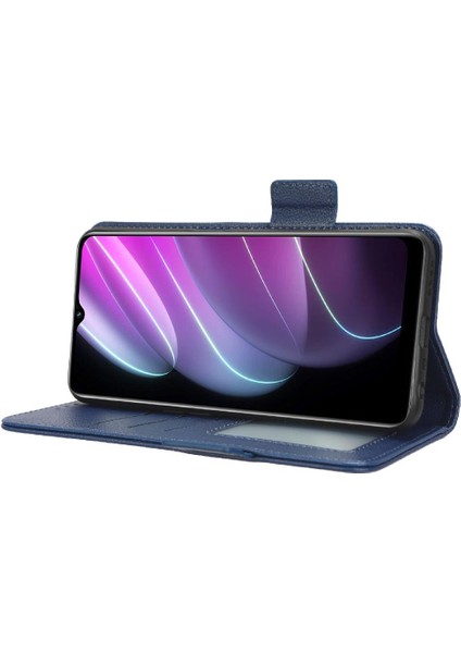 Realme V30/V30T Cüzdan Manyetik Yan Toka Pu Deri Kart Yuvaları Için Kılıf (Yurt Dışından) indirimleri