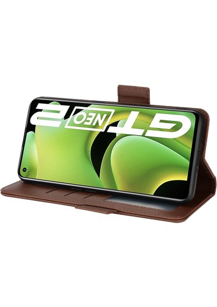 Realme Gt2 Pu Deri Yan Toka Kart Yuvaları Tutucu Cüzdan Için Kılıf (Yurt Dışından) indirimleri