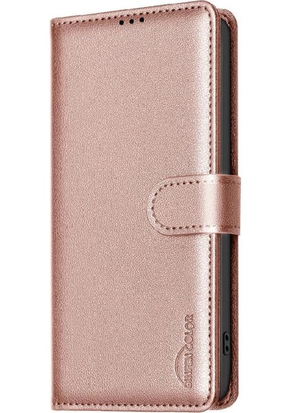 IPhone 15 Için Flip Case Pro Kart Tutucu Kickstand Rfıd Engelleme Manyetik (Yurt Dışından)