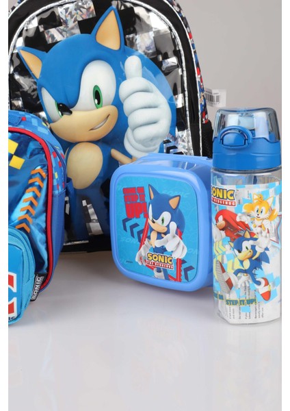LİSANSLI SONIC İLKOKUL ÇANTASI , KALEM ÇANTASI VE BESLENME SETİ "SULUK,BESLENME KABI,BESLENME ÇANTASI" fiyatları