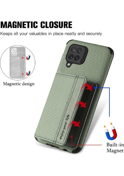 Samsung Galaxy A22 4g Için Komple Kamera Güvenlik Manyetik Kart Tutucu (Yurt Dışından) modelleri