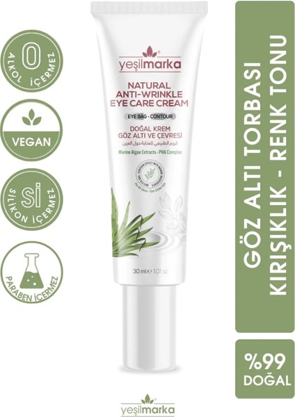 Yeşil Marka Göz Altı Ve Çevresi Kremi