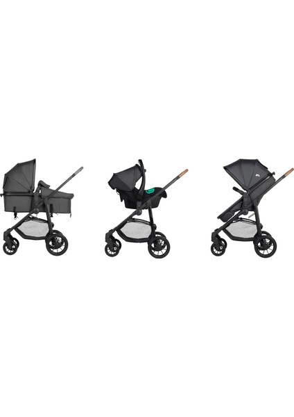 Bebe Confort Bebeconfort Haze Trio 3'ü 1 Arada Seyahat Sistem Bebek Araba Tinted Gray