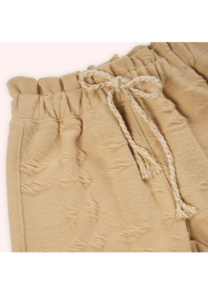 Kız Bebek Beli Lastikli Pantolon