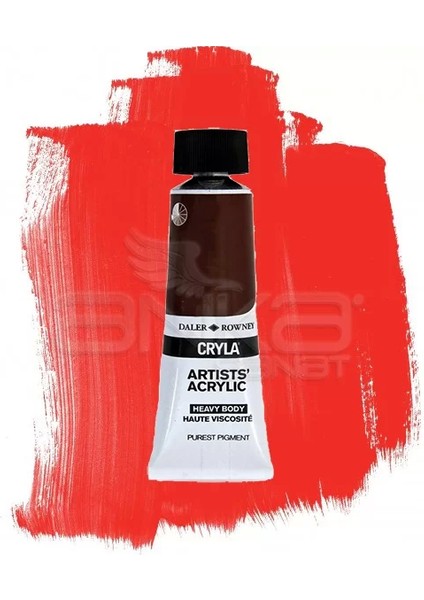 Cryla Artist Akrilik Boya 75ML 585 Pyrrole Scarlet Seri D