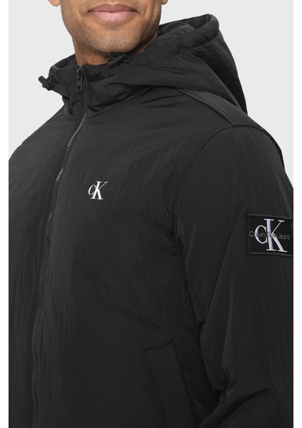 Logolu Ayarlanabilir Kapüşonlu Mont J30J325596BEH Erkek Mont J30J325596 Beh indirimleri