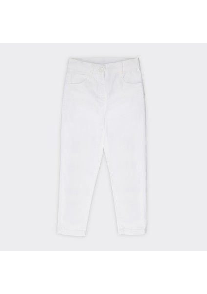 Kız Çocuk Düğmeli Pantolon