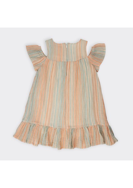Kız Çocuk Çizgi Desenli Elbise fiyatları