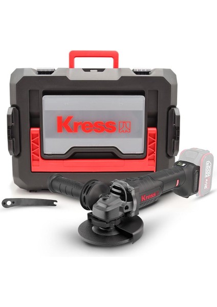 KUH10.91 20 Volt 125 mm Kömürsüz Profesyonel Şarjlı Devir Ayarlı Avuç Taşlama (Akü Dahil Değildir)