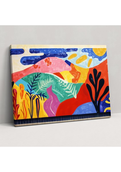 Geometrik Henri Matisse Duvar Dekorasyonu - Henri Matisse, Kanvas Tablo, Geometrik, Kanvas Tablo, 50X30 cm