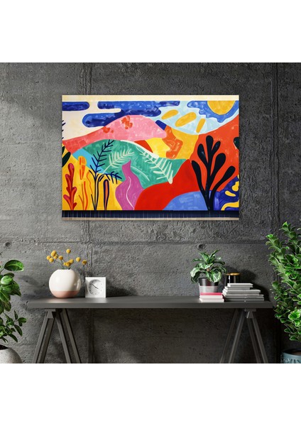 Geometrik Henri Matisse Duvar Dekorasyonu - Henri Matisse, Kanvas Tablo, Geometrik, Kanvas Tablo, 50X30 cm