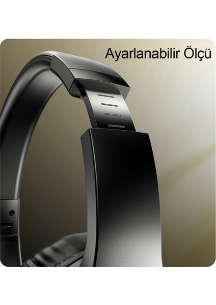 Yesido EP04 Bt 5.3 Ergonomik Tasarım Kafaüstü Bluetooth Kulaklık 250MAH Pil Kapasitesi Kulaküstü Kablosuz Headset Siyah indirimleri