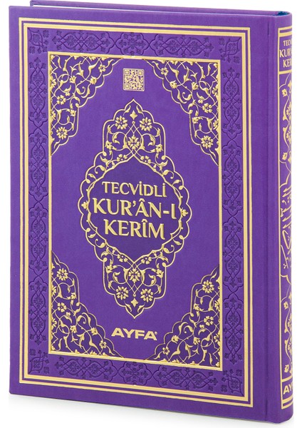 Tecvidli Kuranı Kerim - Termo Deri - Rahle Boy - Lila Renkli - Ayfa Yayınevi - Bilgisayar Hatlı