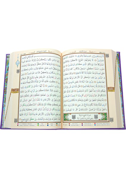 Tecvidli Kuranı Kerim - Termo Deri - Rahle Boy - Lila Renkli - Ayfa Yayınevi - Bilgisayar Hatlı modelleri