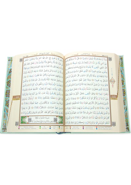 Tecvidli Kuranı Kerim - Termo Deri - Rahle Boy - Turkuaz Renkli - Ayfa Yayınevi - Bilgisayar Hatlı modelleri