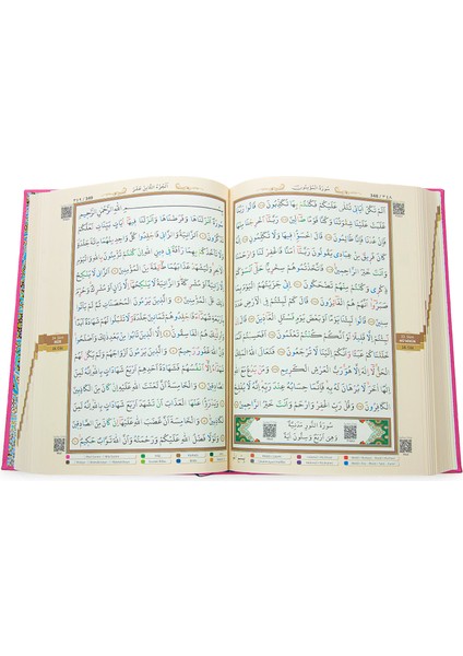 Tecvidli Kuranı Kerim - Termo Deri - Rahle Boy - Pembe Renkli - Ayfa Yayınevi - Bilgisayar Hatlı