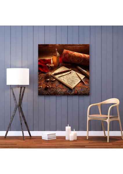 Zarif Osmanlı Hat Sanatı - Kanvas Tablo, 30X30 cm fiyatları