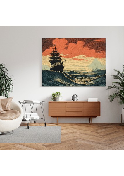 Osmanlı Deniz Kaşifleri Kanvas Tablo, 30X30 cm modelleri