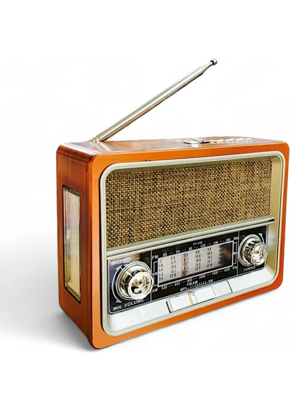 Royal Trend Güneş Panelli Nostaljik Radyo , Fener Özellikli Bluetooth Nostalji Radyo