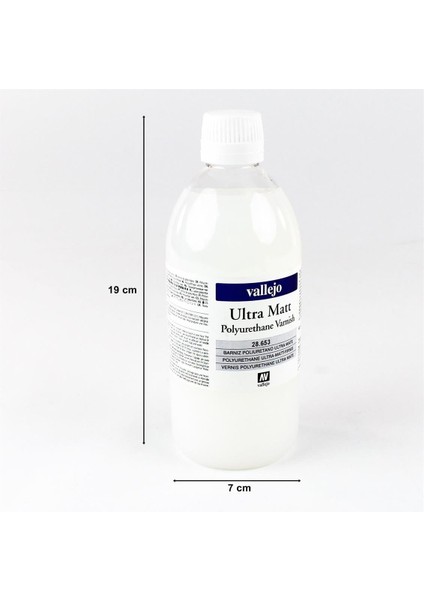 28653 500 Ml. Poliürethan Ultra Mat Vernik, Model Boyası