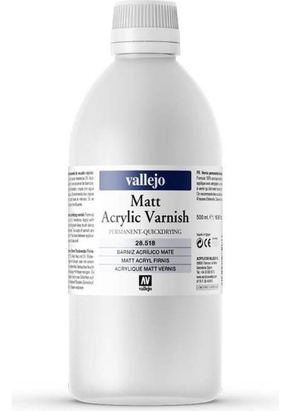 28518 500 Ml. Mat Vernik, Model Boyası
