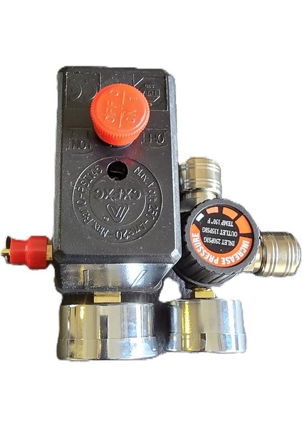 550-600 100-500 Lt 9-12 Bar Trifaze Kompresör Basınç Şalteri Komple Seti 6 Parça 100 L 500 Watt 3 V fiyatları
