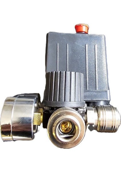 550-600 100-500 Lt 9-12 Bar Trifaze Kompresör Basınç Şalteri Komple Seti 6 Parça 100 L 500 Watt 3 V modelleri