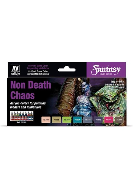 72302 8X17 Ml. Non Death Chaos, Game Color Serisi Model Boyası Seti