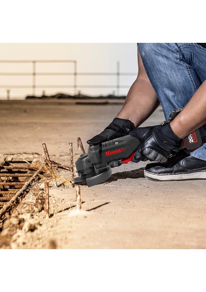 KUH04.91 20 Volt 125 mm Kömürsüz Profesyonel Şarjlı Devir Ayarlı Alttan Tetikli Avuç Taşlama (Akü Dahil Değildir) fırsatları