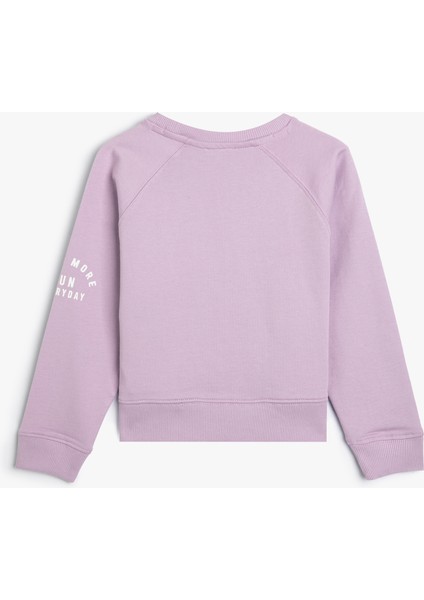 2'li Şort Sweatshirt Slogan Baskı Detaylı Pamuklu modelleri