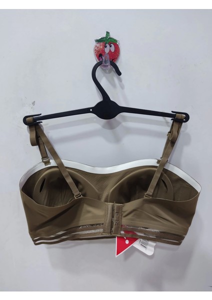 Lazer Kesim Askısı Çıkarılabilir Straplez Haki Sütyen -1240 fiyatları