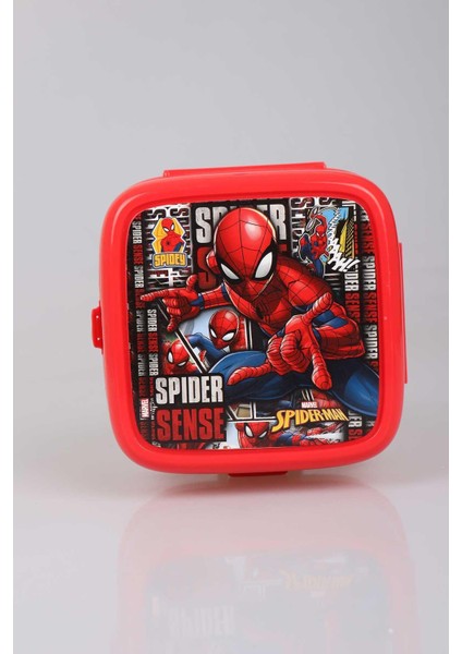 Lisanslı Spıderman 500 ml Trıtan Matara ve 2 Katlı Beslenme Kutusu / Lunch Box Seti