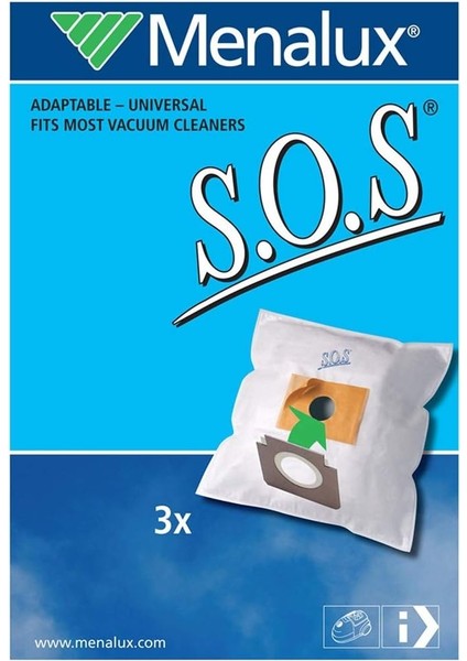 Sos-St Universal Tüm Modellere Uyumlu Toz Torbası, Sentetik Kumaş