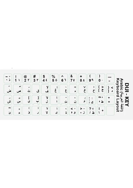 Arapça 5 Farklı Renk Te Klavye Stiker Çok Az Az Öde !!!   Arabic 5 Color Keyboard Layout Sticker Buy More Pay Less !!!