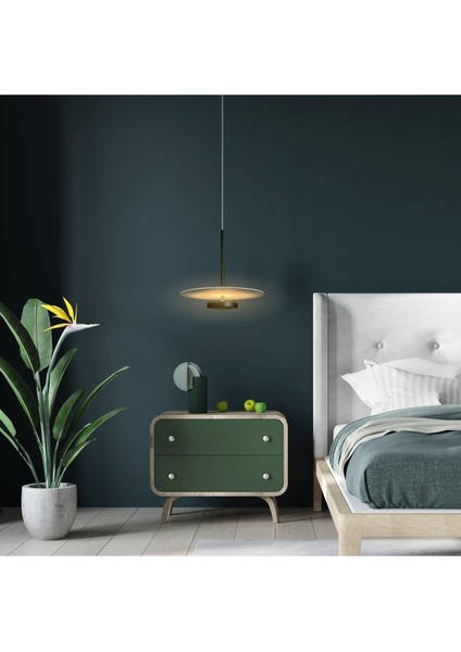 GU10 Yatak Başı Sarkıt LED Aplik Bedside 25CM Alüminyum Beyaz Ledli 1